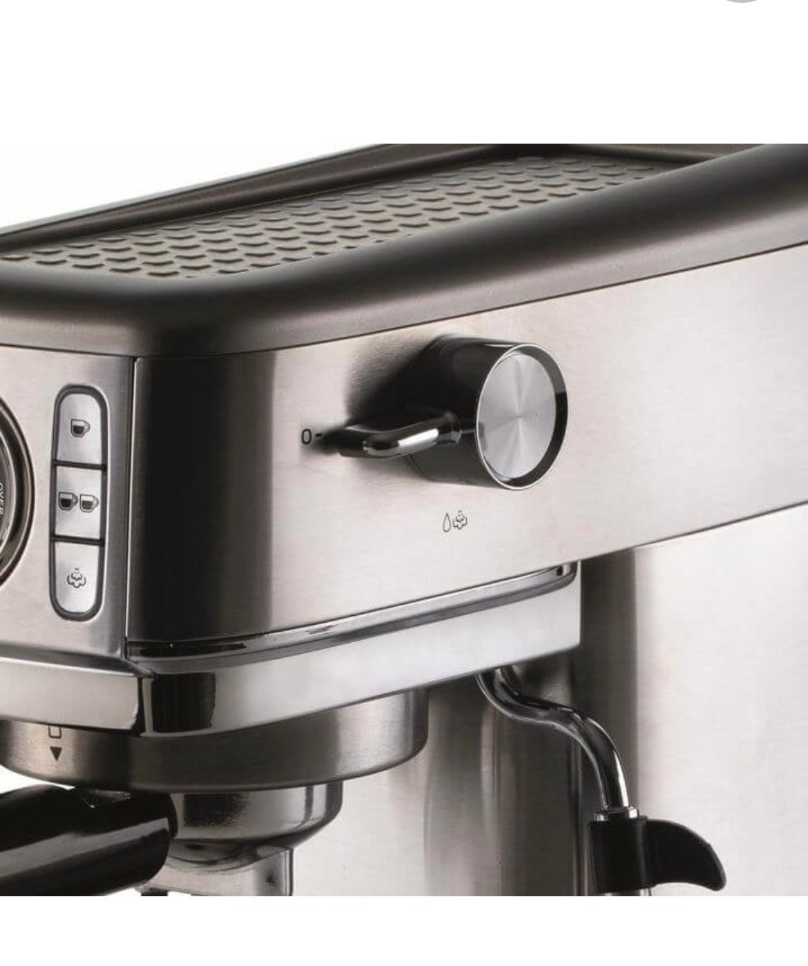 MACCHINA DA CAFFÈ ESPRESSO ARIETE IN METALLO CON MANOMETRO