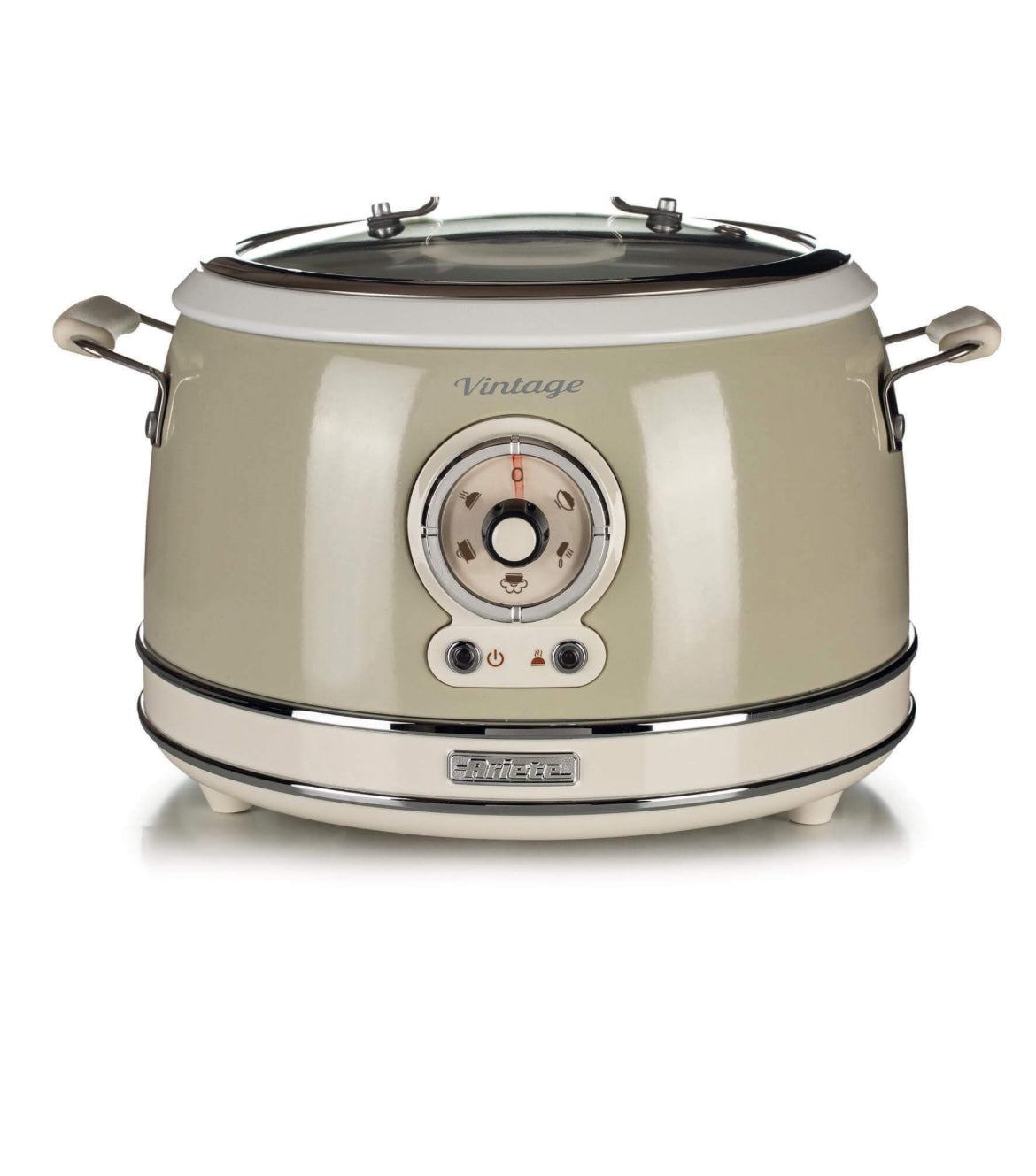 Rice Cooker & Slow Cooker beige
2904/03
Cuociriso elettrico e Slow Cooker con 5 diverse modalità di cottura: riso, sauté, a vapore, riscaldamento e slow cooker. Bowl in ceramica removibile e inseribile in forno a 180° per gratinare e terminare la cottura.
