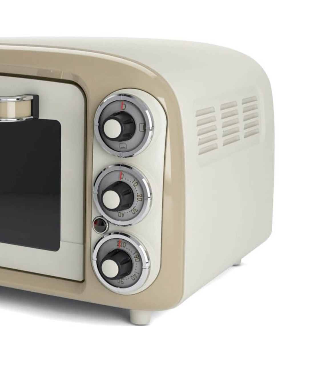 Forno Vintage Beige
0979/03
Forno Elettrico Vintage Beige 18 Litri, 3 modalità di cottura, timer impostabile fino a 60’, temperatura regolabile fino a 230°C e fondo arrotondato per cuocere la pizza alla perfezione.