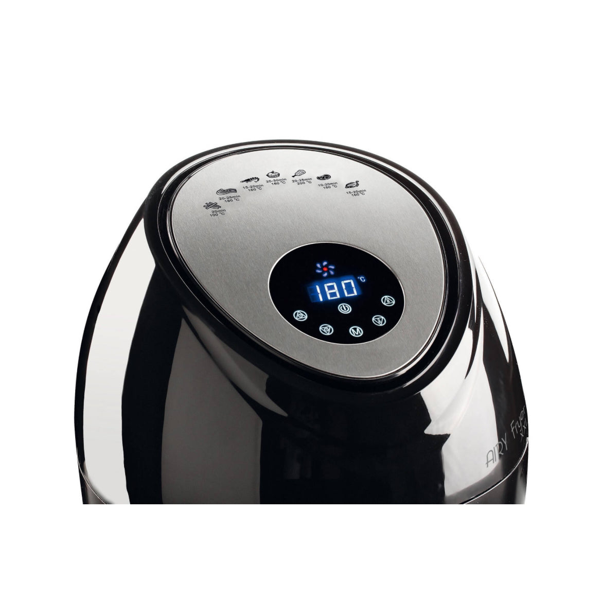 Airy Fryer XXL nero
4618/00
Friggitrice ad aria da 7 litri. Cuoce ad aria calda, frigge senza odori, con un solo cucchiaio di olio fino a 2,5 kg di patatine fritte in una sola volta. Temperatura regolabile max 200°. Nero. BPA Free