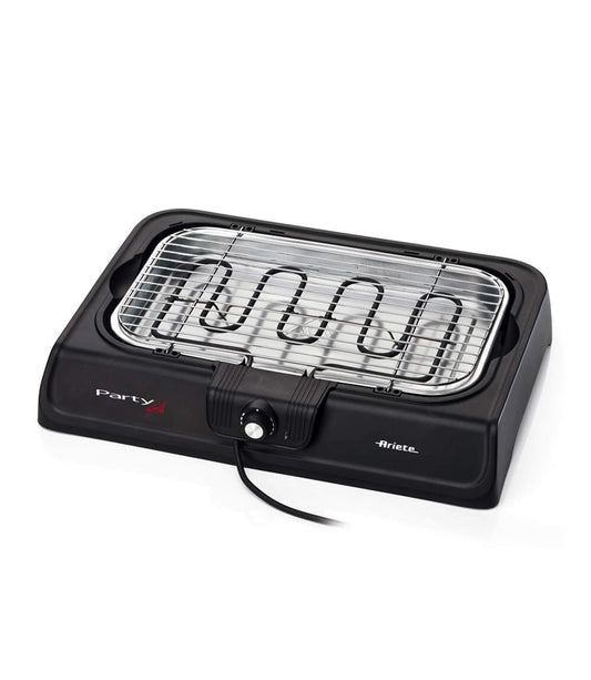 Party Grill 723
0723/00
Griglia elettrica con doppia griglia a libro per cucinare carne, pesce e verdure in maniera rapida. Potenza 2000W. 2 modalità di cottura: rapida e lenta