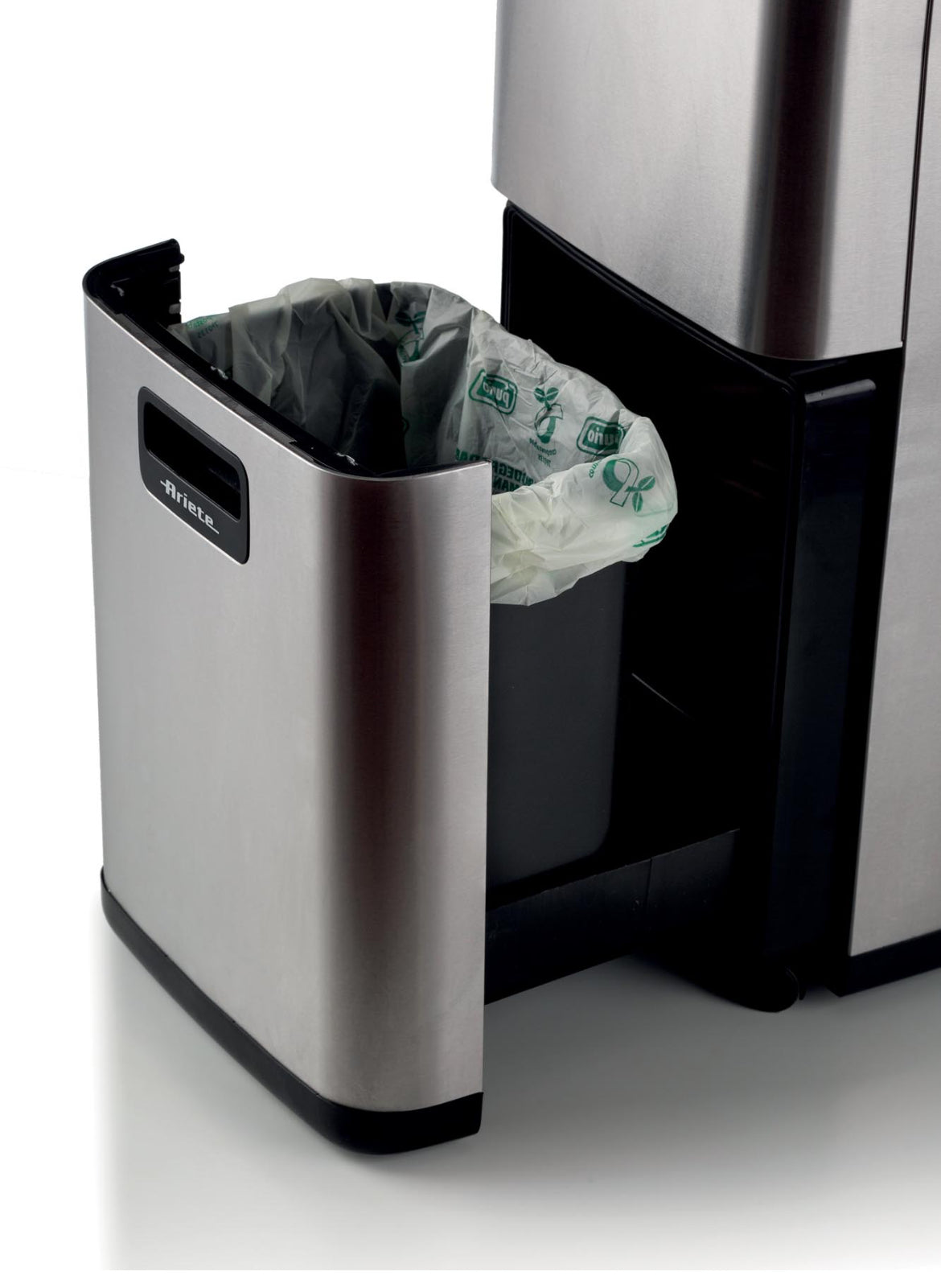 Ecowe Pattumiera Intelligente 2001
2001/00
Essicca e riduce il volume dei rifiuti organici dell'80%. Elimina cattivi odori e residui liquidi. Ciclo di essiccazione breve o lungo in base ai rifiuti da essiccare. Filtro a carboni attivi. Silver