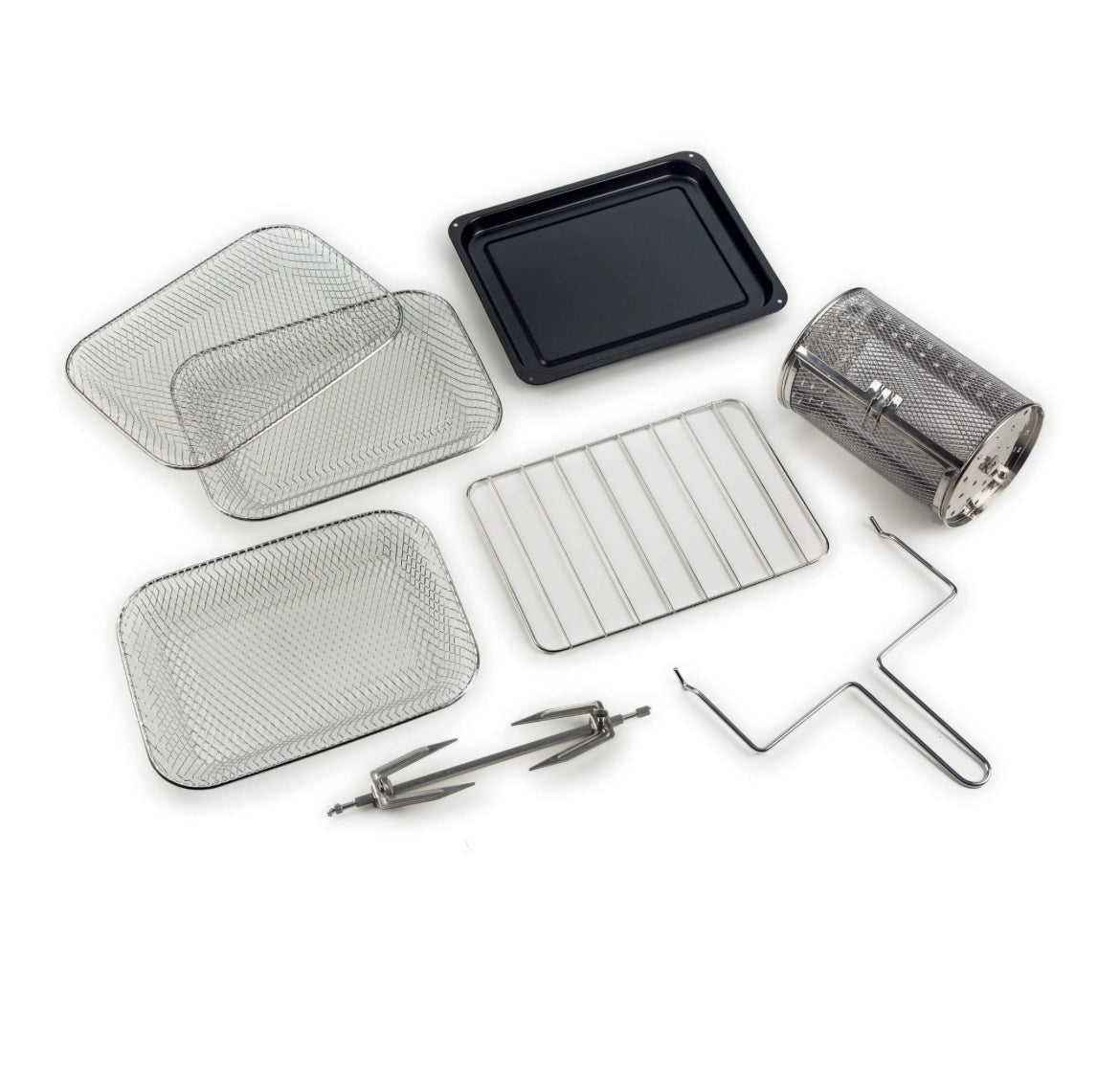 Friggitrice ad aria + Forno Vintage Verde
4632/04
Per grandi quantità di fritto e tanta croccantezza, 16L di capacità. Adatta a fritture di pesce, carne, crocchette, patatine e alimenti impanati. Cestello trasparente. Con luce interna.