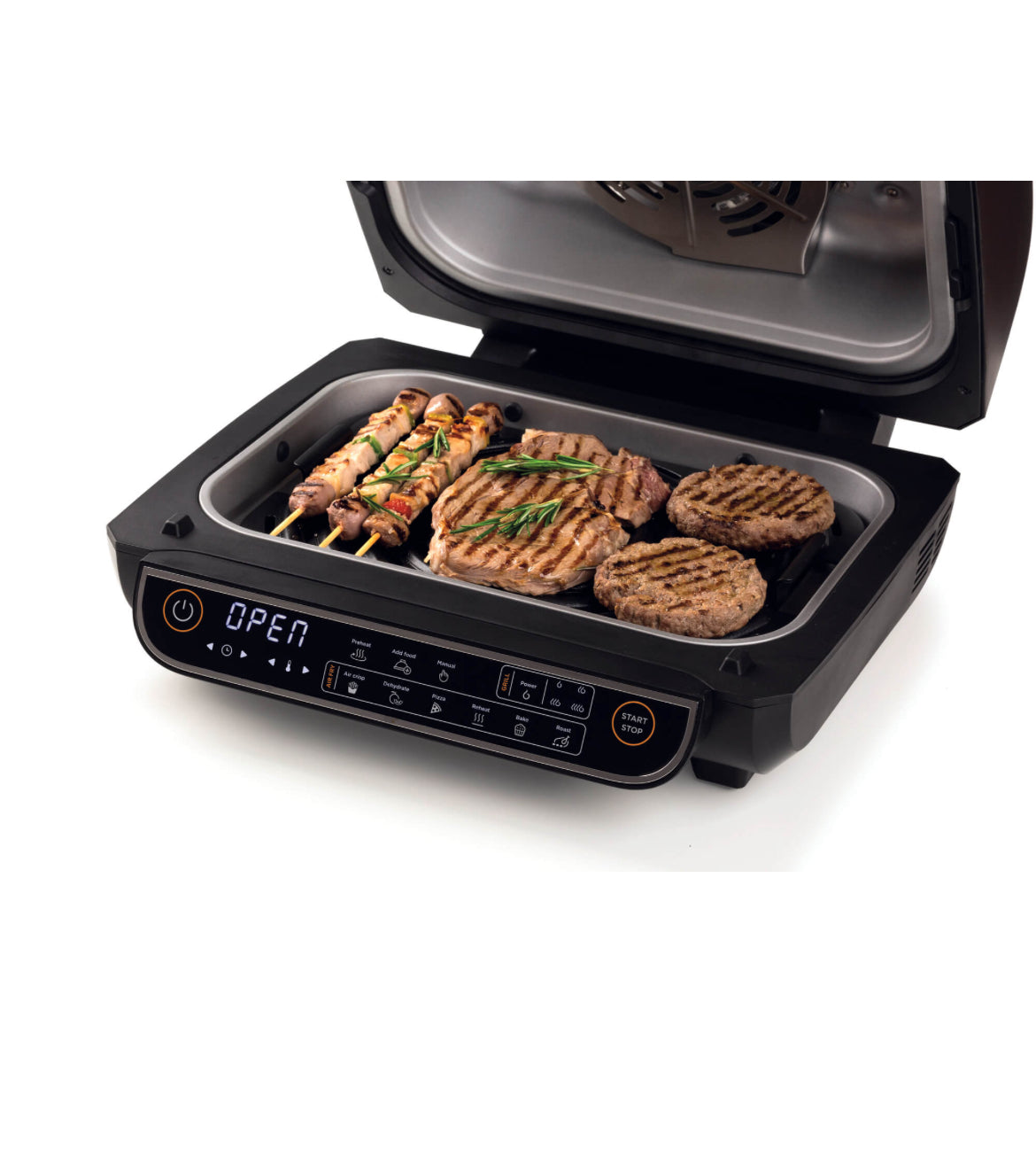 Air Fryer Grill
4635/00
Non solo friggitrice ad aria: un’alleata perfetta per grigliare le tue pietanze. Fritture di pesce, carne, crocchette, patatine e alimenti impanati, cotture alla griglia perfette ed omogenee. 8 funzioni di cottura.