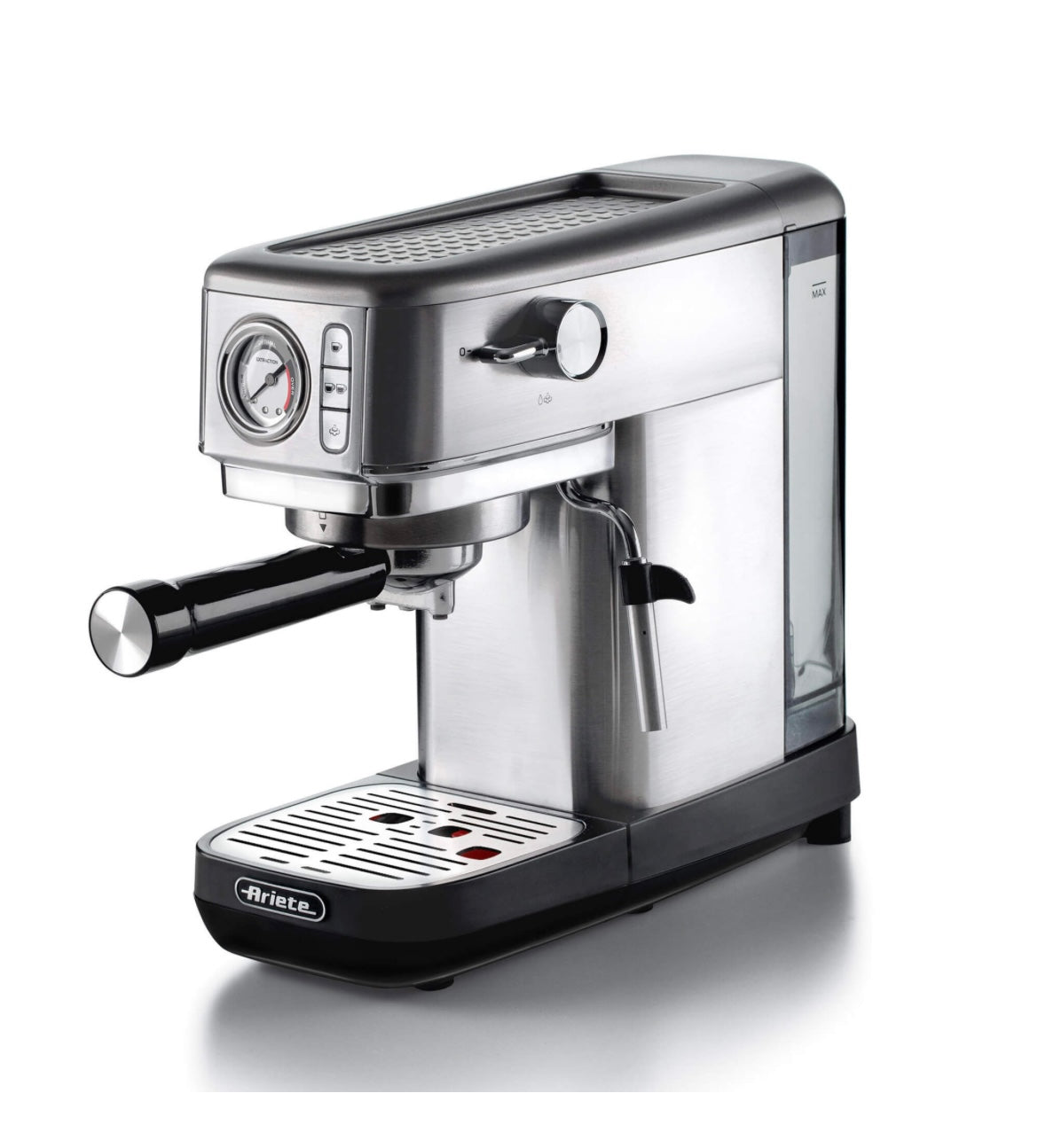 MACCHINA DA CAFFÈ ESPRESSO ARIETE IN METALLO CON MANOMETRO