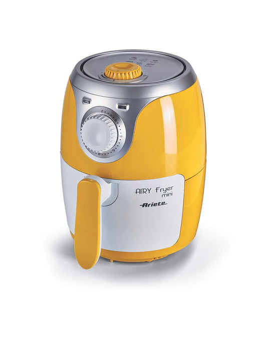 Airy Fryer Mini Giallo
4615/00
Friggitrice ad aria da 2 Litri. Frigge con un solo cucchiaio di olio. Ideale per carne, pesce o verdure. Cestello antiaderente. Temperatura fino a 200°. BPA Free