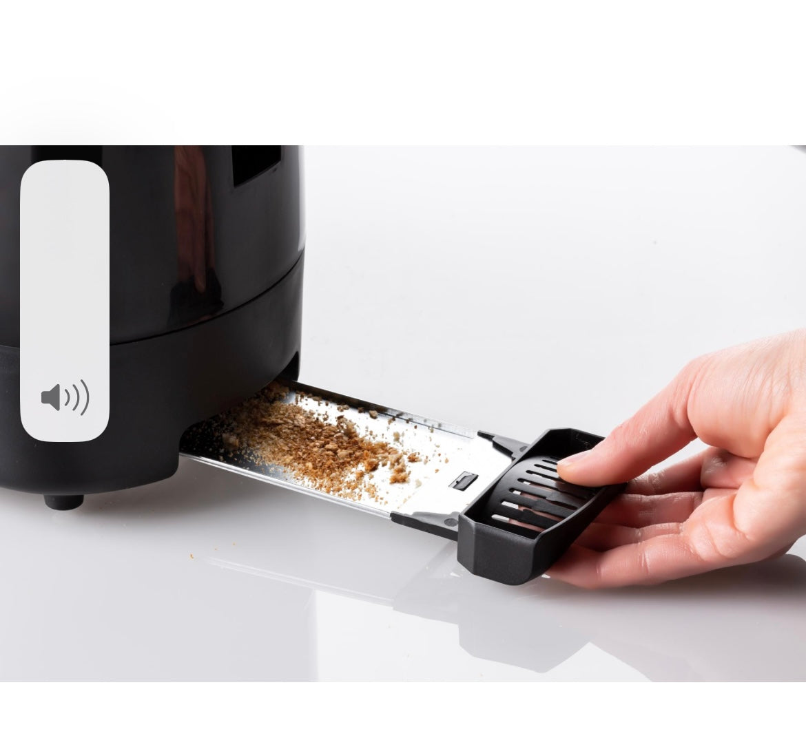 Toastime Nero
0159/02
Tostapane nero con pinze. 2 fette di pane. 9 livelli di doratura. Potenza 700 W.