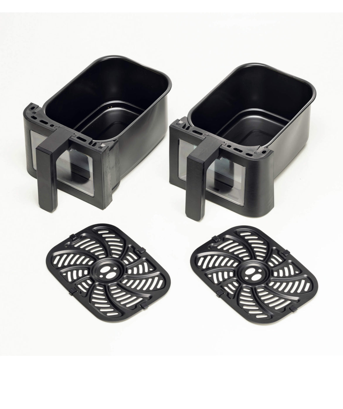 Friggitrice ad aria 9L con vetro
4631/00
Per grandi quantità di fritto e tanta croccantezza. Adatta a fritture di pesce, carne, crocchette, patatine e alimenti impanati. 2 cestelli trasparenti. Funzione Grill, Max Crisp, Dual Cook, Sync, Essiccazione. Ces