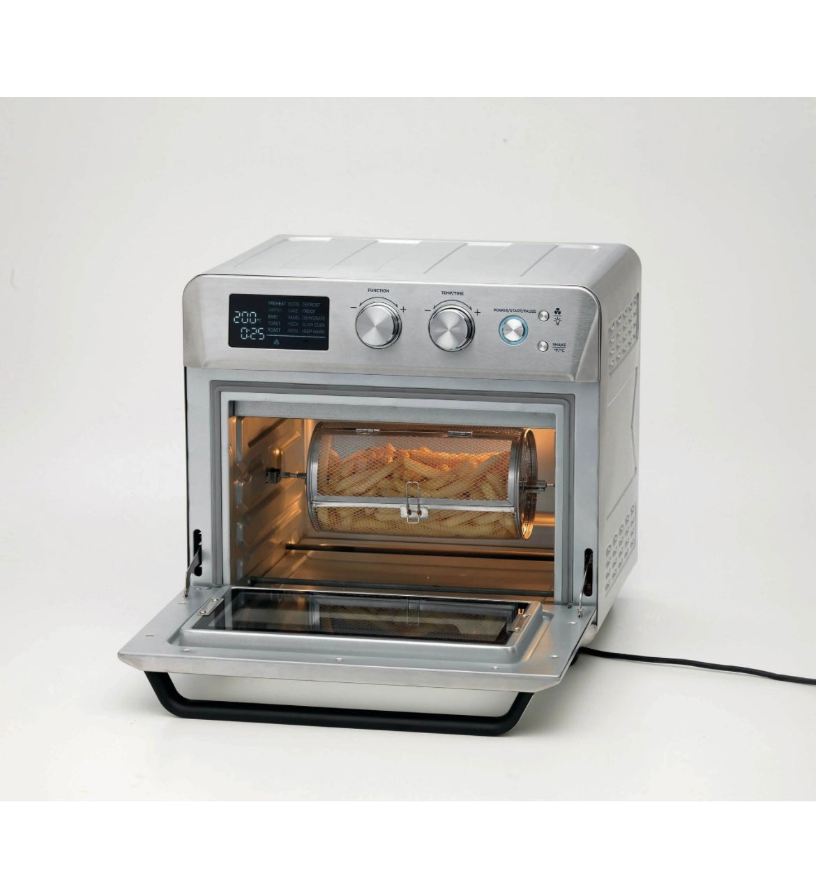 Forno + Friggitrice ad Aria 25L
4629/11
Per grandi quantità di fritto e tanta croccantezza. Adatta a fritture di pesce, carne, crocchette, pizza, patatine e alimenti impanati. Multifunzione ideali per cene in famiglia e con amici.