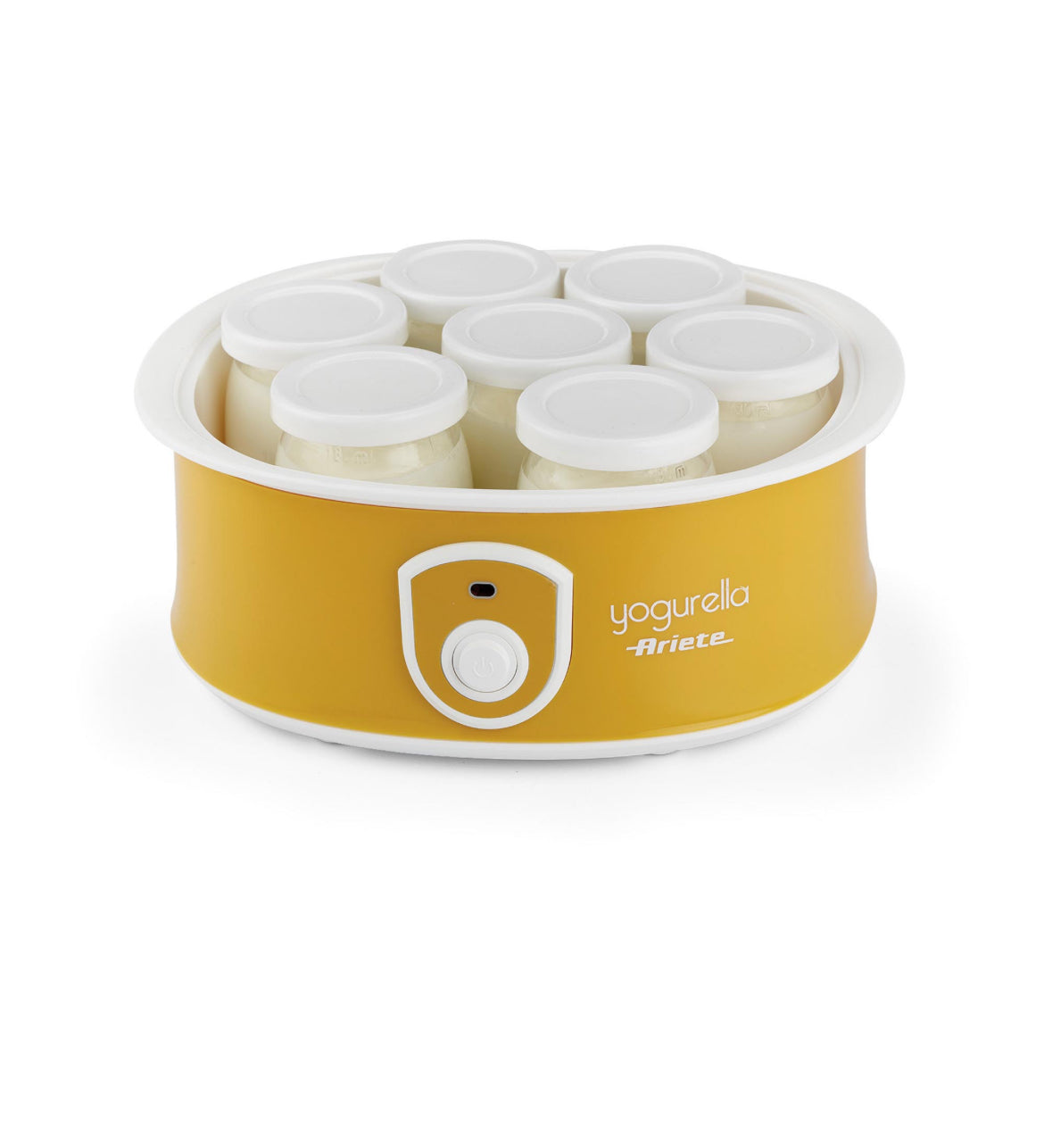 Yogurella
0617/00
Yogurtiera con capacità di 1,3L e dotata di 7 vasetti in vetro con coperchio grazie ai quali è possibile preparare contemporaneamente in sole 12 ore 7 diversi gusti di yogurt.
