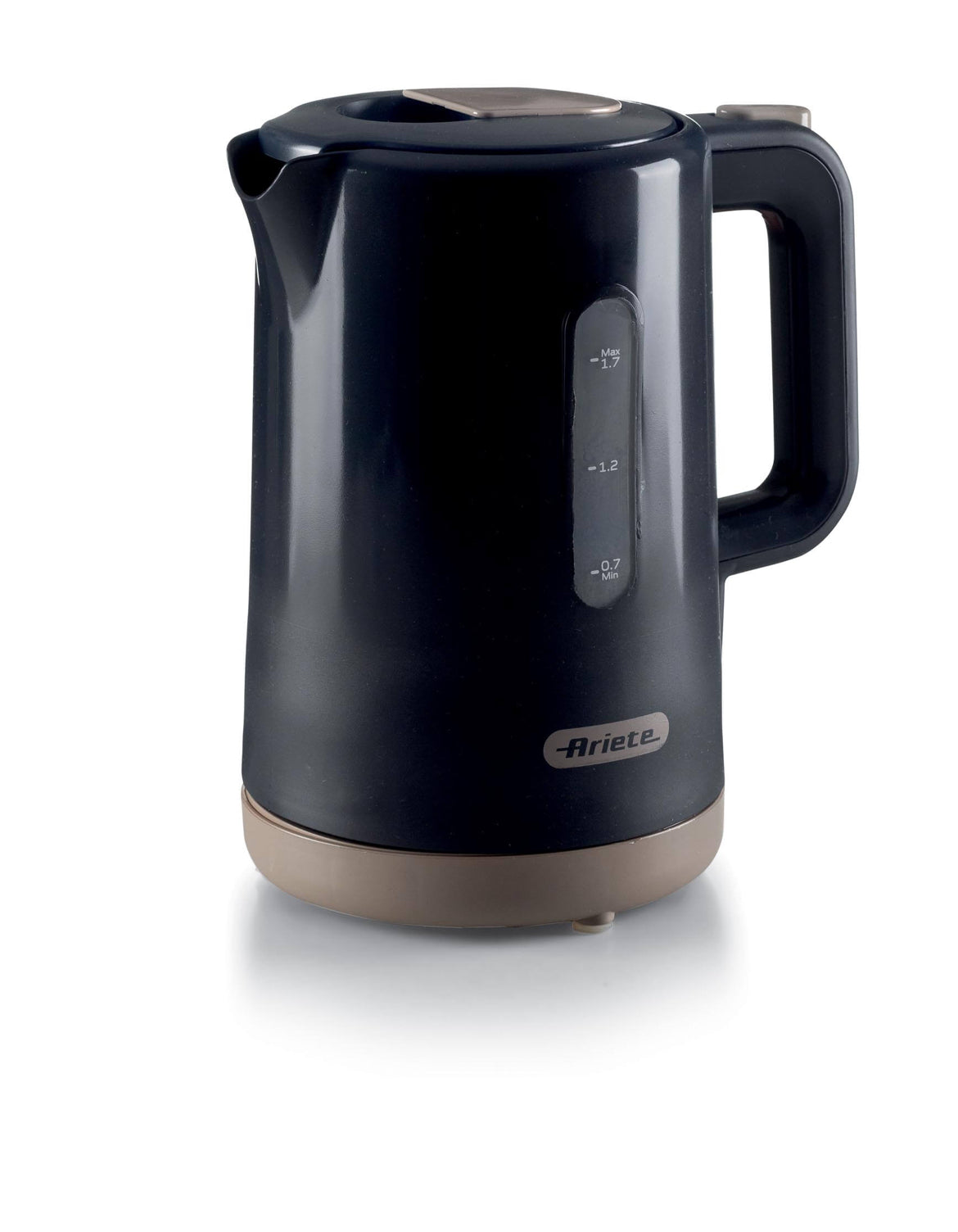 Breakfast
Bollitore 1,7L Breakfast Dark & Sahara Grey
2846/00
2200 w di potenza. Base cordless 360°. Spegnimento automatico. Pratico e ideale per ogni angolo della cucina. Grigio scuro & Tortora