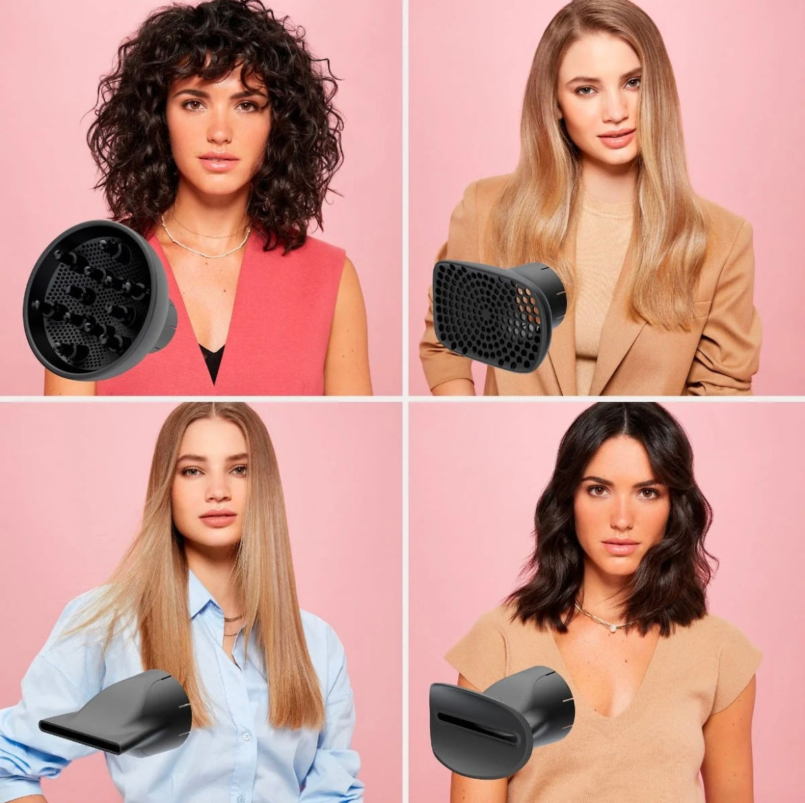 Asciugacapelli professionale con accessori Creativity 4 You 11826
