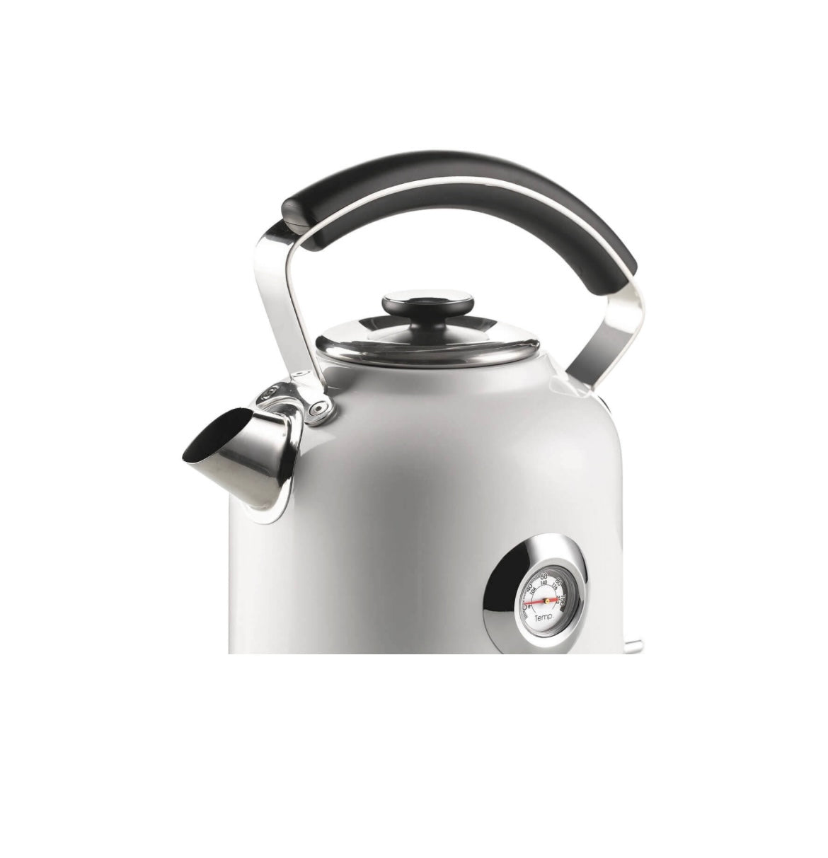 Bollitore Elettrico Moderna Bianco
2854/01
Bollitore Bianco da 1,7 Litri della Linea Moderna Ariete. Termometro esterno. Filtro rimovibile. Autospegnimento. Un tocco di stile nella tua cucina!