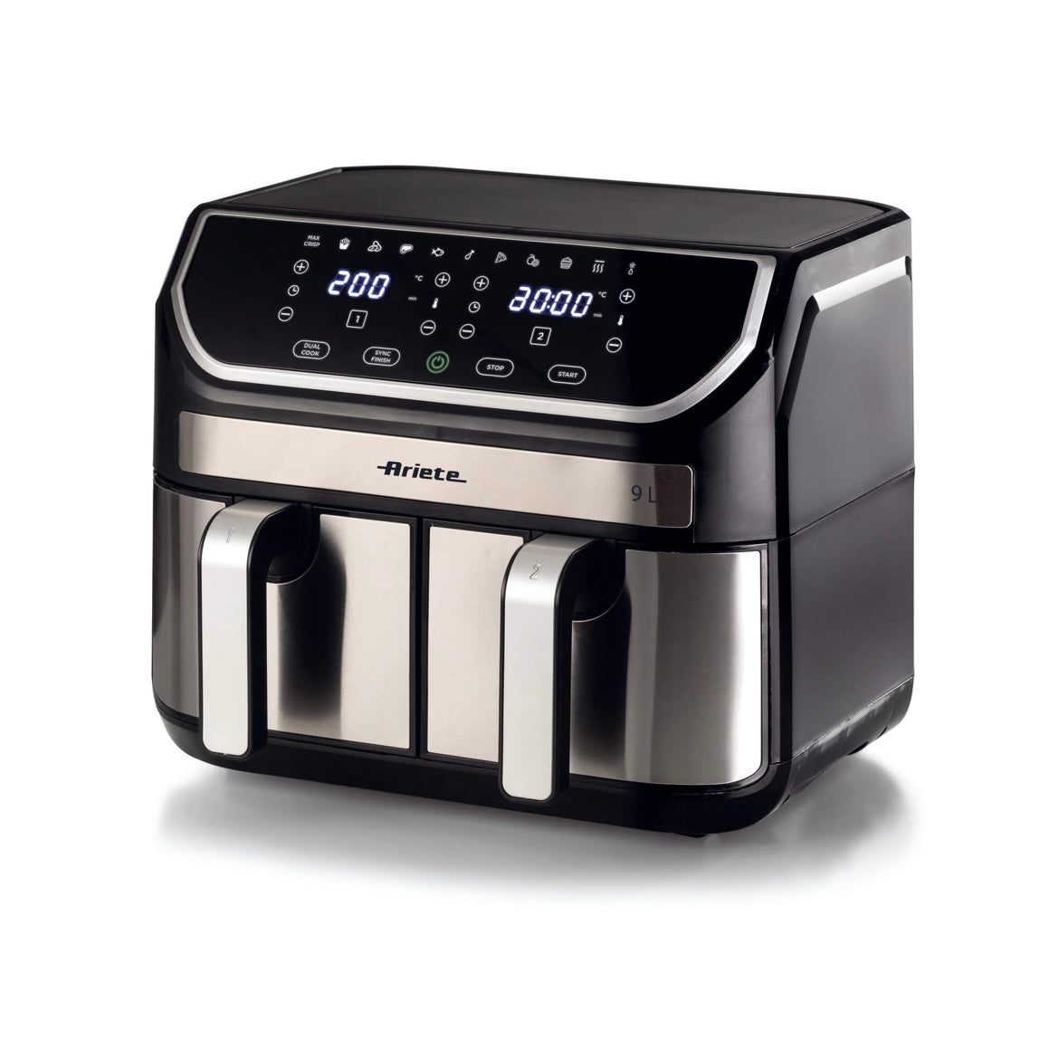 Friggitrice ad aria 9L
4625/00
Per grandi quantità di fritto e tanta croccantezza. Adatta a fritture di pesce, carne, crocchette, patatine e alimenti impanati. 11 programmi preimpostati ideali per cene in famiglia e con amici. BPA Free