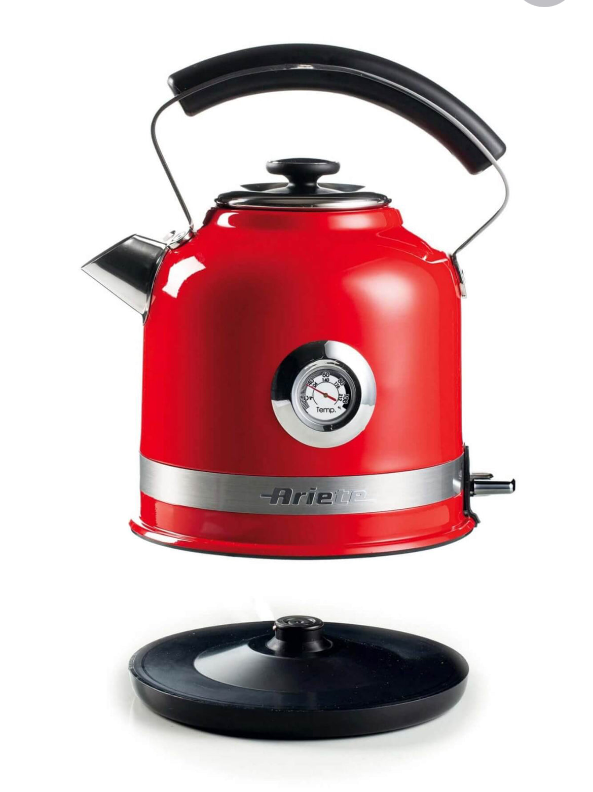 Bollitore Elettrico Moderna Rosso
2854/00
Bollitore da 1,7 Litri della Linea Moderna Ariete. Termometro esterno. Filtro rimovibile. Autospegnimento. Rosso. Un tocco di stile nella tua cucina!