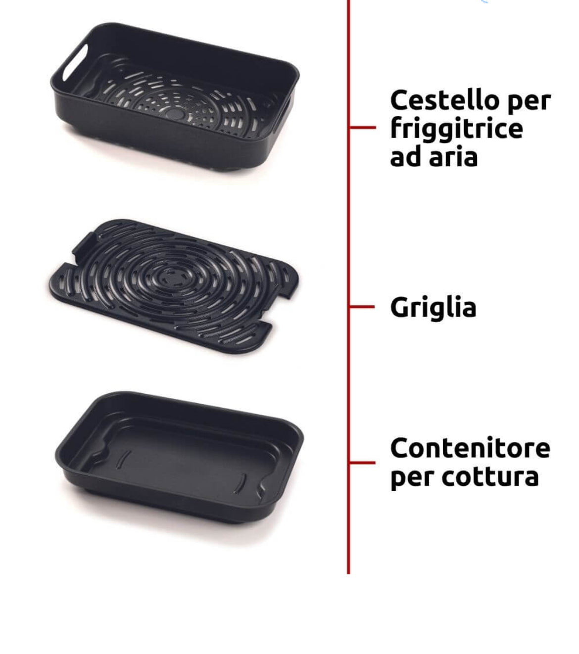 Air Fryer Grill
4635/00
Non solo friggitrice ad aria: un’alleata perfetta per grigliare le tue pietanze. Fritture di pesce, carne, crocchette, patatine e alimenti impanati, cotture alla griglia perfette ed omogenee. 8 funzioni di cottura.