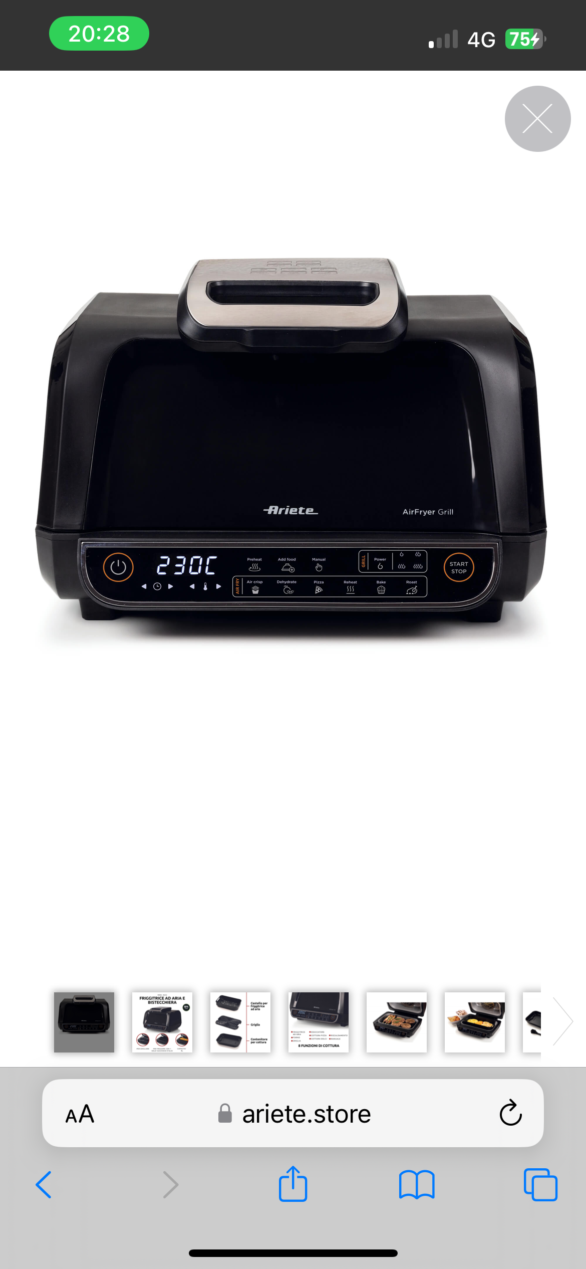 Air Fryer Grill
4635/00
Non solo friggitrice ad aria: un’alleata perfetta per grigliare le tue pietanze. Fritture di pesce, carne, crocchette, patatine e alimenti impanati, cotture alla griglia perfette ed omogenee. 8 funzioni di cottura.
