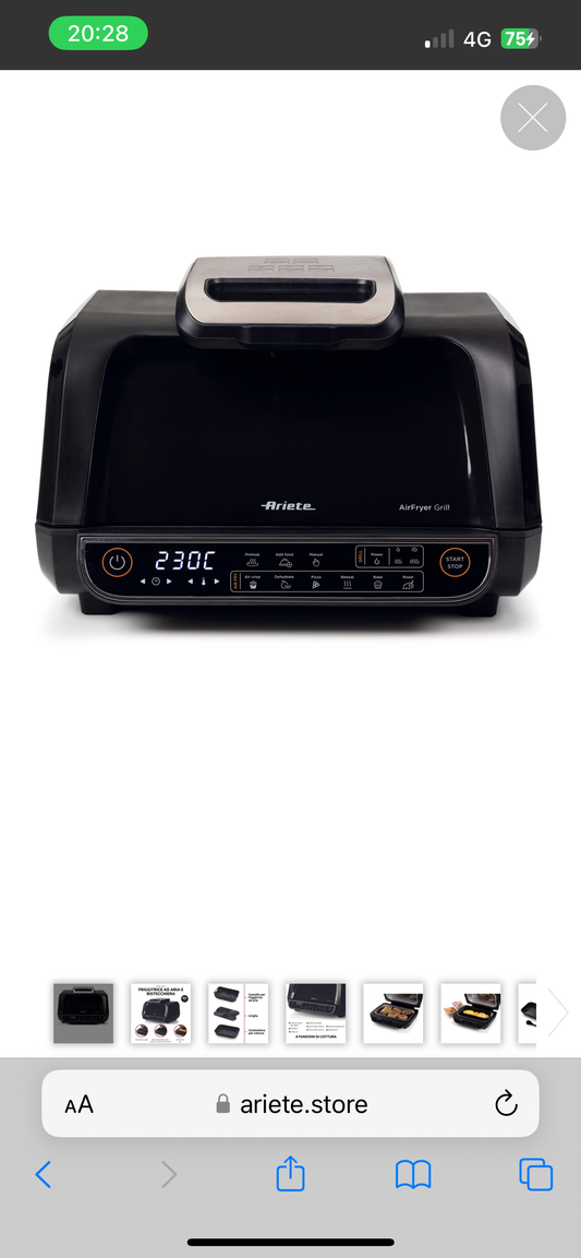 Air Fryer Grill
4635/00
Non solo friggitrice ad aria: un’alleata perfetta per grigliare le tue pietanze. Fritture di pesce, carne, crocchette, patatine e alimenti impanati, cotture alla griglia perfette ed omogenee. 8 funzioni di cottura.