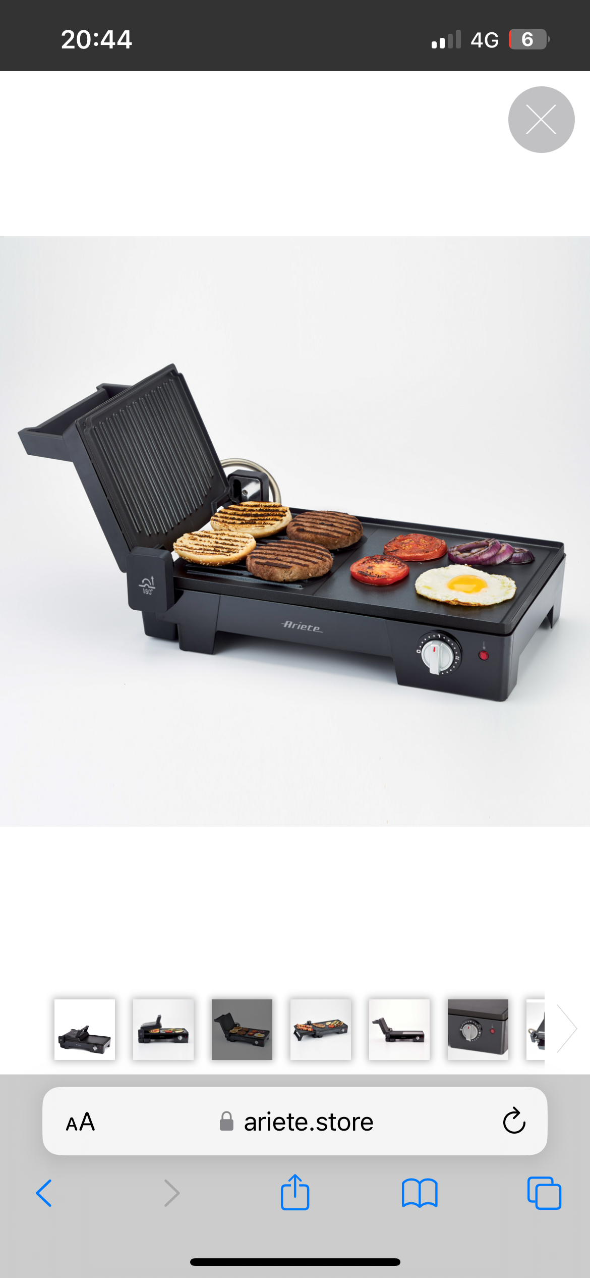 Multi Grill 3 in 1
1916/10
Griglia elettrica da tavolo 3 in 1 con piastra liscia e rigata, piastra a contatto, barbecue estendibile. Rotazione del coperchio a 180°. Termostato regolabile.