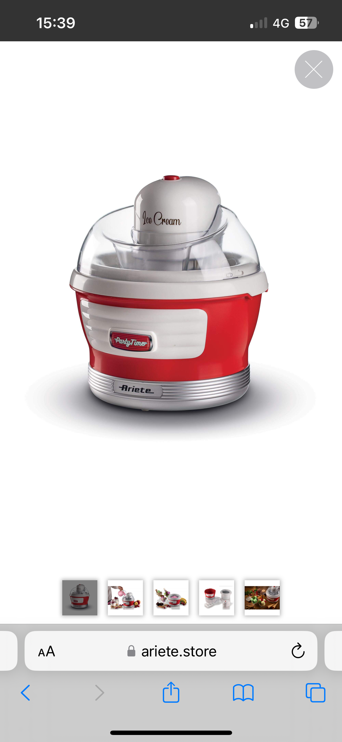 Party Time
Ice Cream Maker Party Time Rosso
0643/00
Per gelati, sorbetti e yogurt gelato. Per un perfetto party in casa, Ice Cream Maker prepara il tuo gelato in 30 minuti per tutta la famiglia e amici. Potenza 12 W e 1,5 L di capacità. Rosso