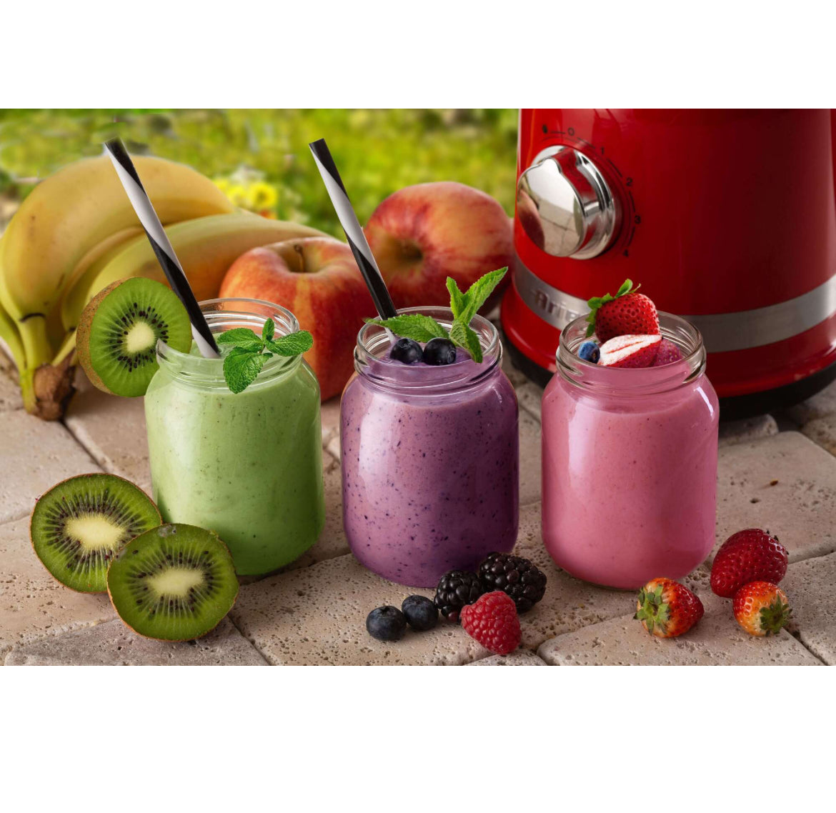 Frullatore Rosso Moderna
0585/00
Per cocktails, frappè, smoothies e salse. 4 velocità di preparazione, tazza in vetro graduata, 4 lame in acciaio inox super resistenti e funzione Pulse. Rosso