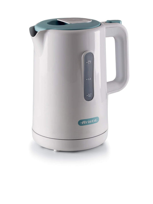 Bollitore 1,7L Breakfast White & Aegean Teal
2846/01
2200 w di potenza. Base cordless 360°. Spegnimento automatico. Pratico e ideale per ogni angolo della cucina. Bianco & Celeste