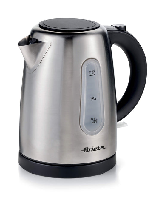 1,7L Metal Kettle
2847/00
2200W di potenza. Base cordless 360°. Protezione contro il surriscaldamento. Pratico e ideale per ogni angolo della cucina. Metal