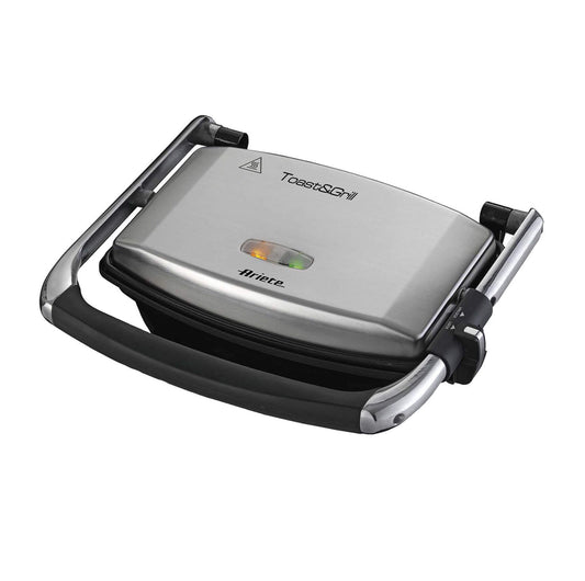 Griglia elettrica Toast & Grill Slim
1911/10
Piastra antiaderente rigata e design elegante