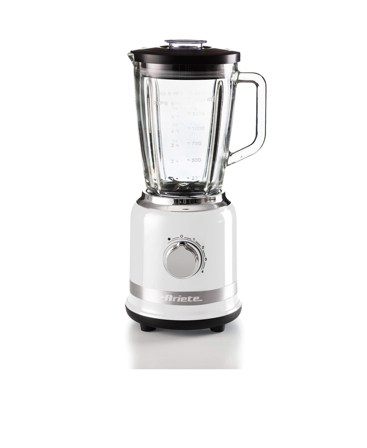 Frullatore Bianco Moderna
0585/01
Per cocktails, frappè, smoothies e salse. 4 velocità di preparazione, tazza in vetro graduata, 4 lame in acciaio inox super resistenti e funzione Pulse. Bianco