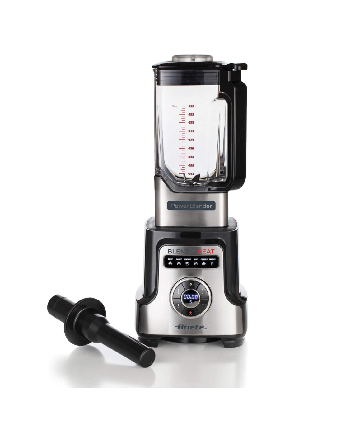 Blend & Heat
0578/00
Power blender multifunzione ad elevate performance in Acciaio Inox. Funzione Soup per frullare e scaldare contemporaneamente. 6 Lame Acciaio Inox e 10 Programmi preimpostati. Tazza da 2 Litri. Doppio sistema di sicurezza EK1