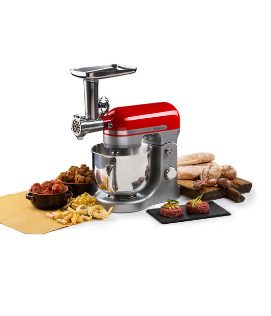 Accessori per Impastatrice Moderna mod.1589
4079/00
Kit di accessori da utilizzare con l’impastatrice moderna mod. 1589: tritacarne, insaccatrice e trafila pasta.