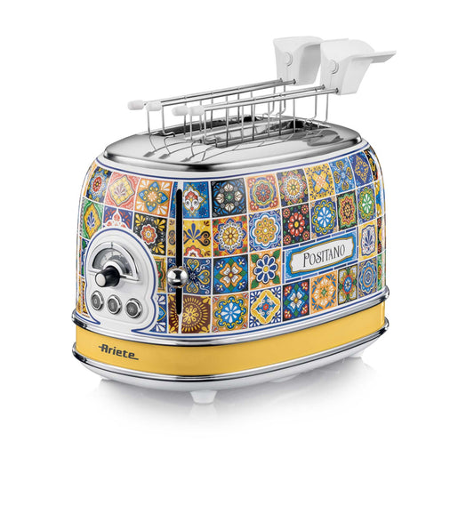 Tostapane 2 fette Positano con pinze
0155/0P
2 slot. 6 livelli di doratura. Espulsione automatica delle fette. Corpo in metallo. Tosta, riscalda e scongela. Con pinze