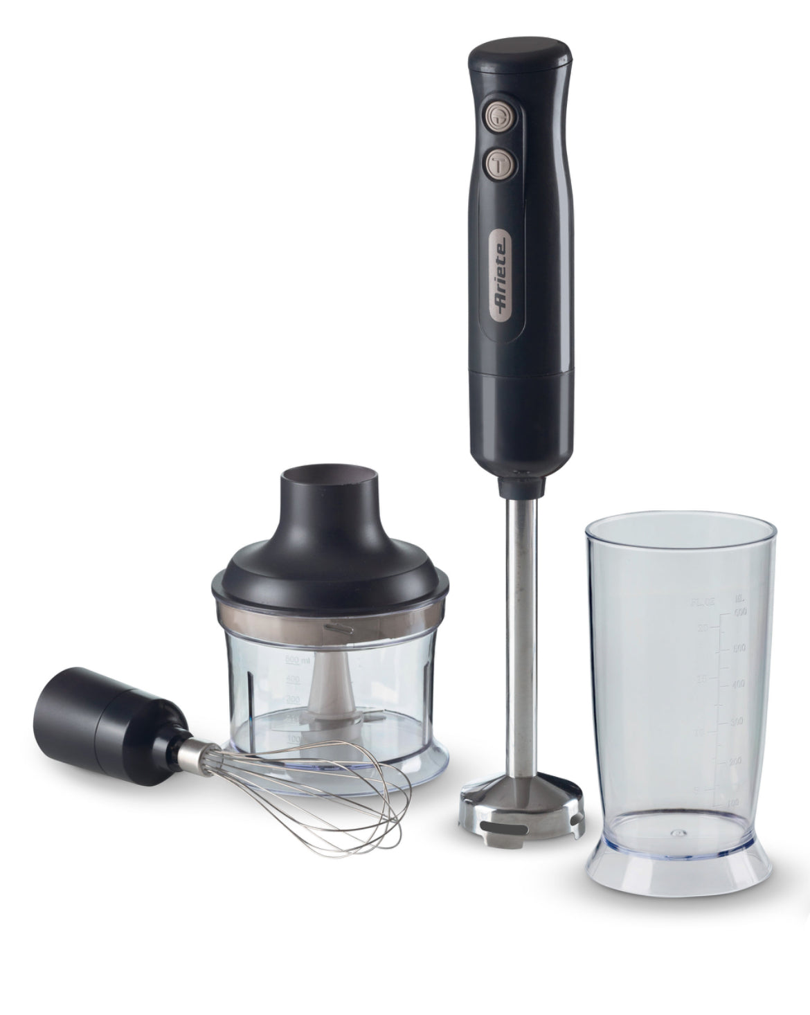 Frullatore a immersione con tritatutto 3in1 Breakfast Dark & Sahara Grey
0601/10
700W. 2 velocità. Lama e Gamba removibile in acciaio inox. Pratico e ideale per ogni angolo della cucina. Grigio scuro & Tortora