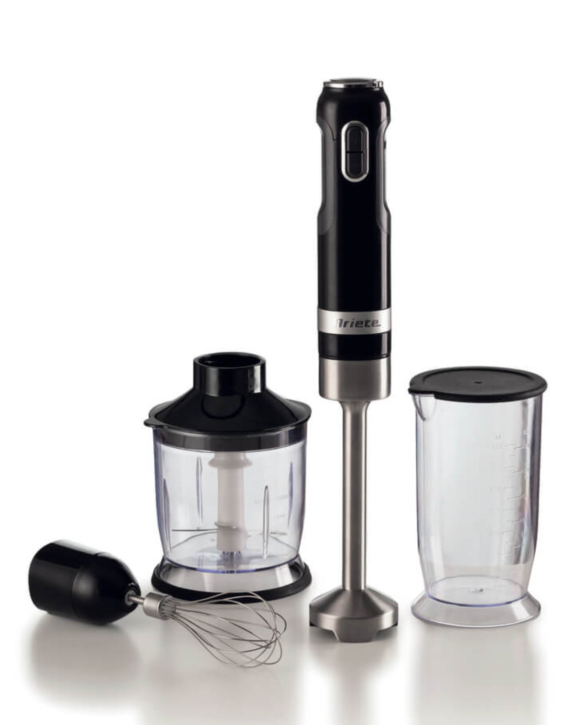 Frullatore a immersione Moderna Nero
0602/02
3 funzioni in 1. 10 velocità. Lama e Gamba removibile in acciaio inox. Pratico e ideale per ogni angolo della cucina. Rosso