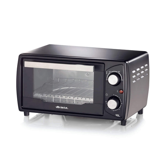 Forno Elettrico 3920
3920/00
Forno elettrico, 1000 W, 10 L con timer fino a 30' minuti e temperatura max 230° C. Nero