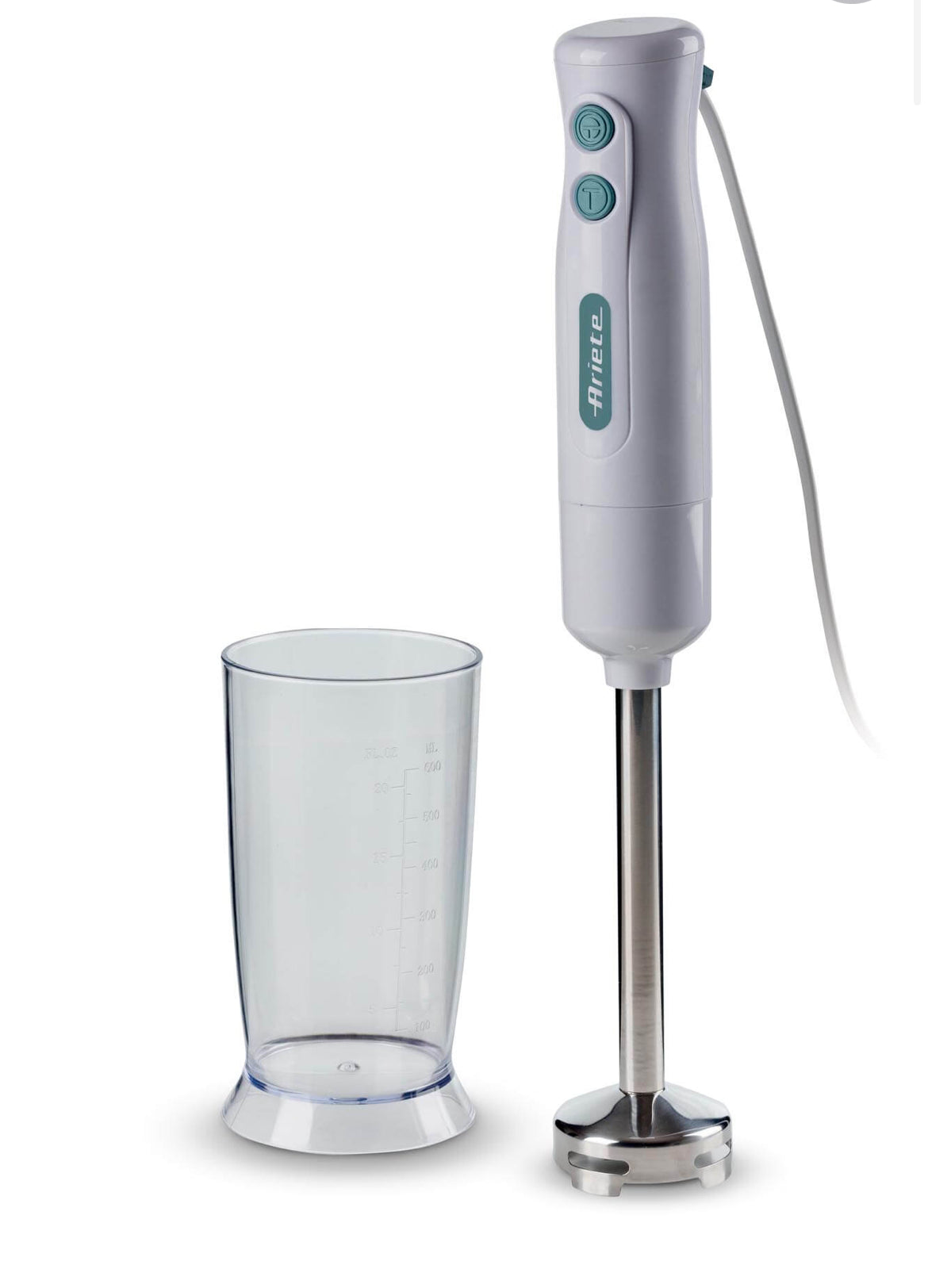 Frullatore a Immersione Breakfast White & Aegean Teal
0601/01
700W. 2 velocità. Lama e Gamba removibile in acciaio inox. Pratico e ideale per ogni angolo della cucina. Bianco & Celeste