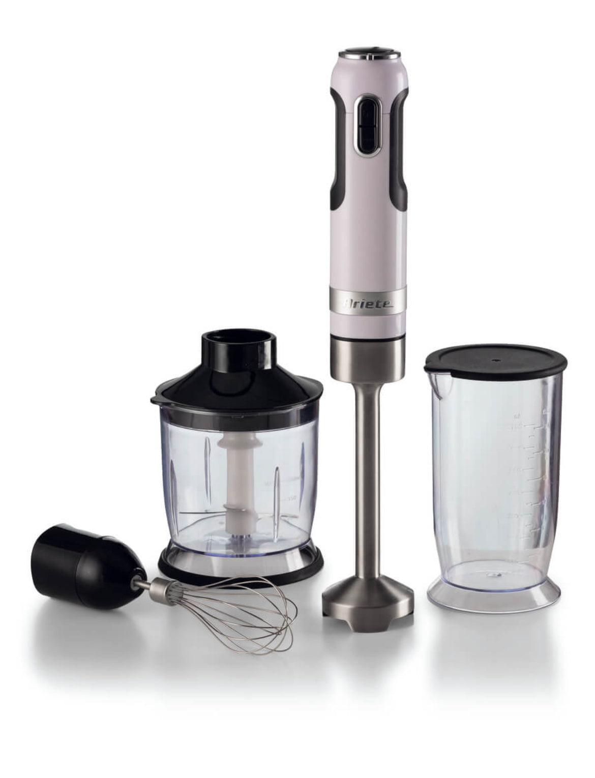 Frullatore a immersione Moderna Bianco
0602/01
3 funzioni in 1. 10 velocità. Lama e Gamba removibile in acciaio inox. Pratico e ideale per ogni angolo della cucina. Bianco