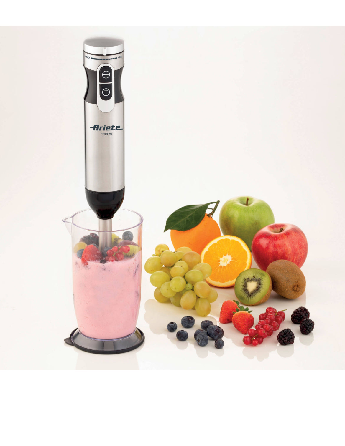 4 Blades Multiprep 7in1
0898/11
1000W. Multifunzione, 7 funzioni: frullare, montare, schiacciare-patate, tritare, grattugiare, tagliare e affettare. Food processor da 2 L e un super alleato per preparare tante ricette