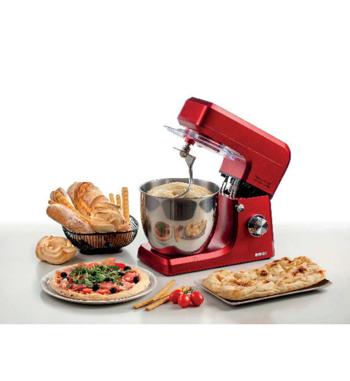 Gourmet Professional 7L senza blender Rosso
1598/01
Per impasti duri e morbidi, per dolci e salati, 3 accessori per ogni ricetta. 6 velocità e funzione Pulse. Rosso