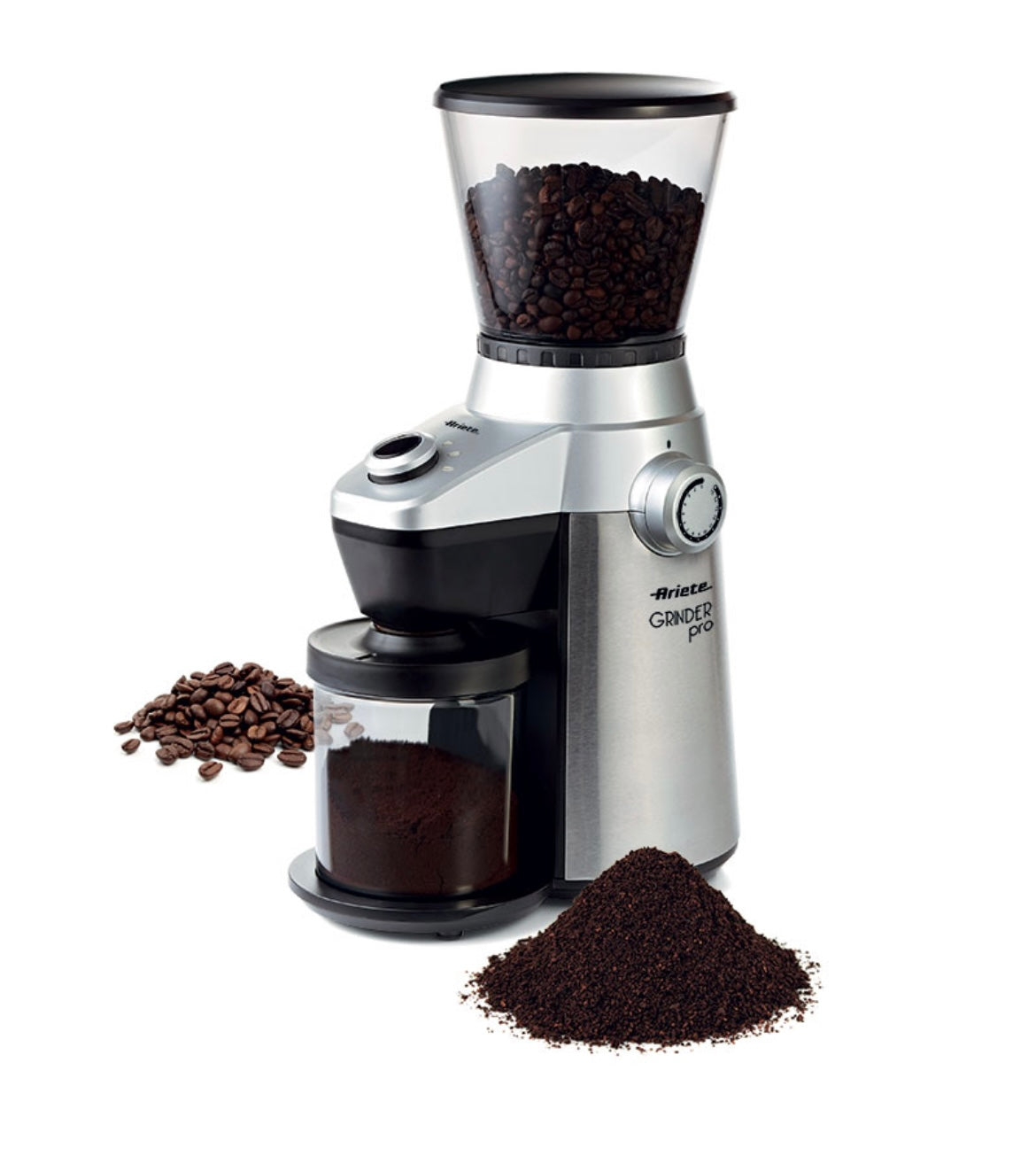 Grinder Pro
3017/00
Macinacaffè per espresso e caffè americano. 15 livelli di macinatura per alte performance