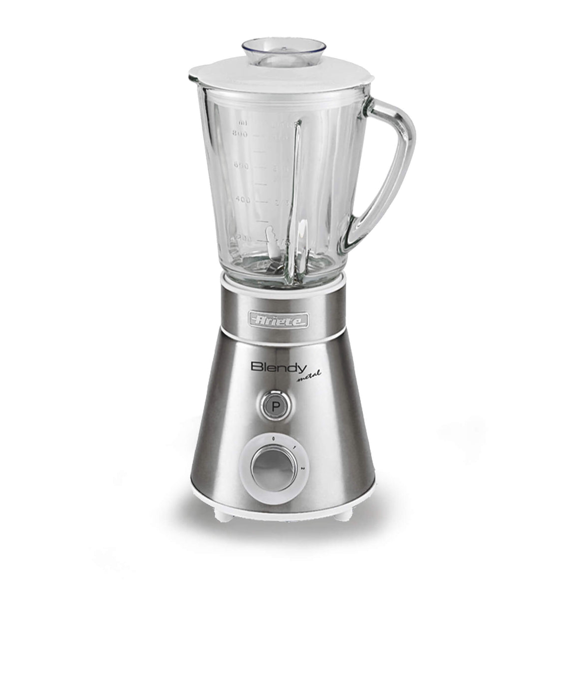 Blendy Metal
0561/00
Dotato di lame in acciaio inox. Capacità tazza in vetro 800 ml. Potenza 300W. 2 velocità + Pulse.