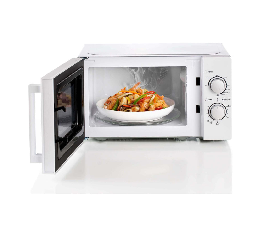 Forno a Microonde Combinato con Grill
0952/00
Forno a microonde con funzione grill. Capacità 20 Litri ideale per riscaldare, cuocere e scongelare in poco tempo. Timer 35 minuti, 5 livelli di potenza, 3 funzioni combinate.