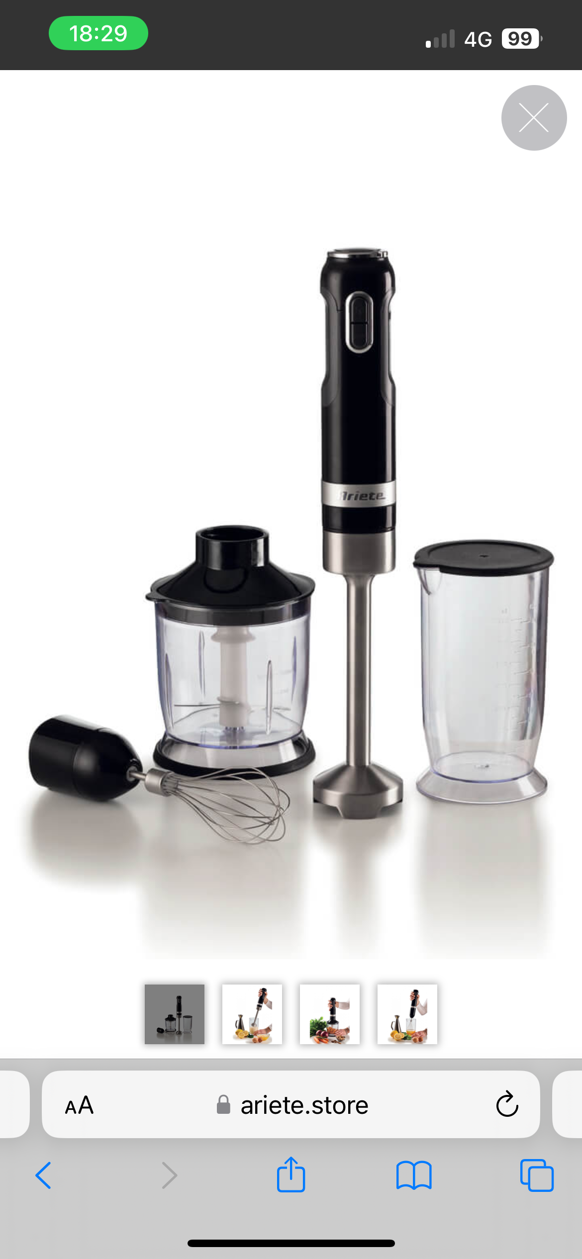 Frullatore a immersione Moderna Nero
0602/02
3 funzioni in 1. 10 velocità. Lama e Gamba removibile in acciaio inox. Pratico e ideale per ogni angolo della cucina. Rosso