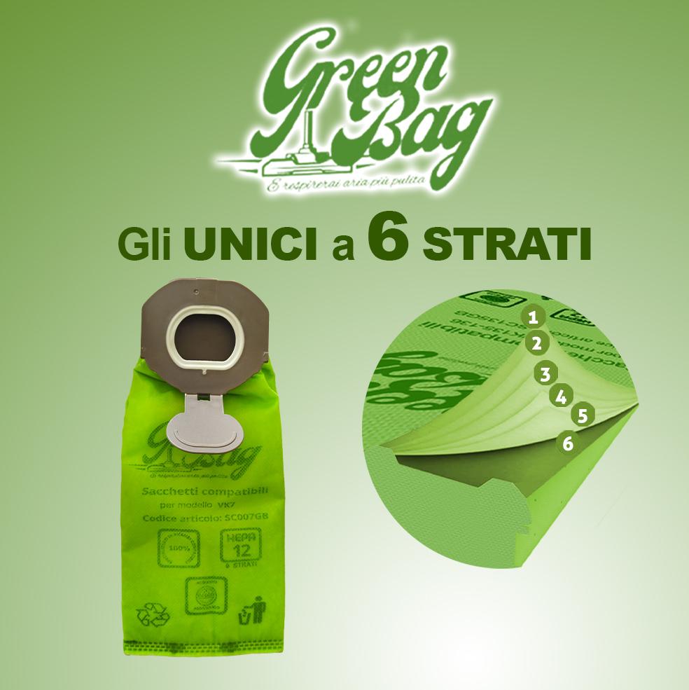 Sacchetti compatibili vk7